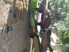 Africano africana, Negroa, Fetiche, Feito em casa, Solo chão