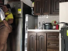 Traseiro, Peitos grandes, Transar de quatro, Feito em casa, Cozinha, Xoxota, Tetas, Molhadoa