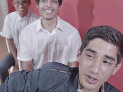 Stora tuttar, Ansiktsbehandling, Grupp, Hardcore, Latina, Student, Lärare, Tuttar