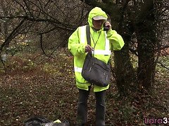 デカ尻, イギリス人, オナニー, 熟年, 淫乱熟女, 母, ストッキング, タトゥー