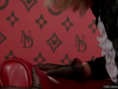 Dildo, Fingering, Handskar, Naturlig, Pov, Stockings, Tuttar, Vibrator