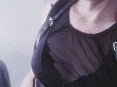 Amatőr, Összeállítás, Kugár, Európai, Fehérnemű, Érett koros, Érett feleség, Filigrán alkatú