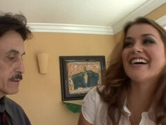 18, 큰 엉덩이, 금발의, 얼굴에, 자연적인, 스타킹, 청소년, 젖가슴