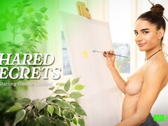 Pijpbeurt, Bruinharig, Sperma in mond, Handbeurt, Orgasme, Gezichtspunt