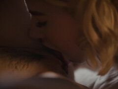 Chambre à dormir, Blonde, Brunette brune, Collège université, Lesbienne, Orgasme