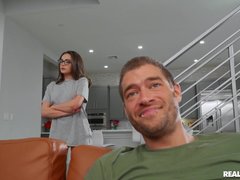 Brunett, Creampie, Sperma shot, Hardcore, Hd, Underkläder, Tonåring