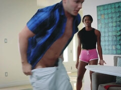 Bedårande, Svart, Oskyldig, Mellanrasig, Milf, Svälja, Tonåring, Tuttar