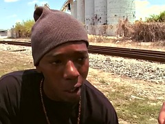 Grande cazzo, Nero, Pompino, Di colore, Gay, Interrazziale, All'aperto, Tatuaggi