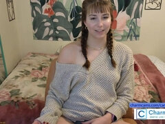 Amatoriale, Bisessuale, Brunetta, Hd, Solo, Dildo indossabile, Tette, Vibratore