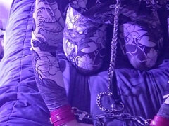 Enthousiasteling, Bondage discipline sadomasochisme, Gebondenheid, Dominatie, Voeten, Fetisj, Leer, Alleen