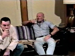 Two hot Grandpa and a Boy