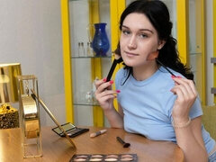 Nubiles.net featuring Lea Benolas's curly hair scene