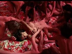 Velike joške, Fafanje, Rjavolaska, Lizanje, Milf, Joške, Retro