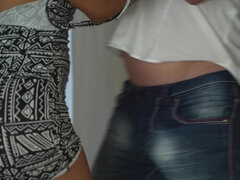 Arschlecken, Grosse titten, Schwarz, Blasen, Absätze, Latina, Piercing, Muschi