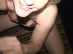 Blond, Pijpbeurt, Sperma shot, Duits, Doordringend, Gezichtspunt, Openbaar, Mager