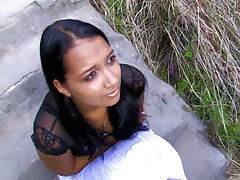 black-haired enjoys to get inserted while in heels