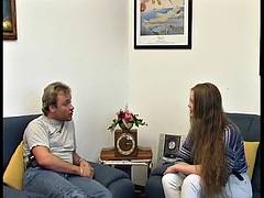 Christiana at the casting