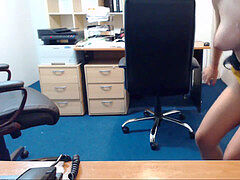 CUTE EMMA humps HER chief IN THE OFFICE AND GETS humungous CUMSHOT