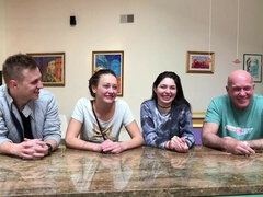 Achter de coulissen, Pijpbeurt, Bruinharig, Seksspeelgoed, Ondergoed, Nylonstof, Slipje, Mager