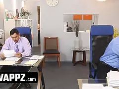 Creampie, Sperma i munnen, Dotter, Långt ner i halsen, Fyrkant, Hd, Kontor, Orgie