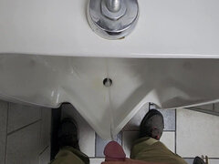 Amerikanisch, Bad, Pissen, Öffentlich, Solo