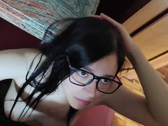 18 años, Amateur, Cuarto de baño, Mamada, Pareja, Novia, Casero, Adolescente