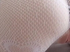 Pár, Stříkání spermatu, Roztomilá, Evropské, Footjob, Punčocháče, Pička, Těsné