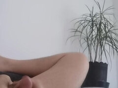 16 Inch Dildo in Ass Self Cum