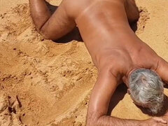 Spiaggia, Culo grosso, All'aperto, Solo