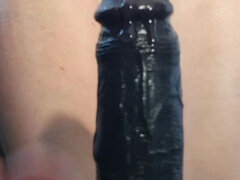 Solo. POV Footjob BBC Dildo