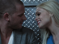 ブロンド, フェラチオ, 顔射, キス, アウトドア, オマンコ, フェラする, 締まりの良い