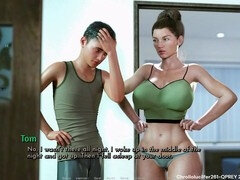 Curvy babe with a big booty and huge tits gets super steamy