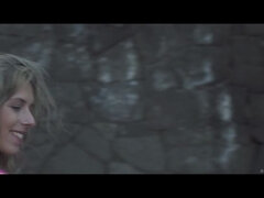 커플, 키스, 랑제리, 자연적인, 팬티들, 부어있는 듯한 젖꼭지, 양말, 빨아들이는