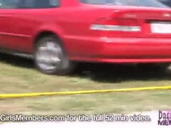 Outdoor Nudity Contest at Nudes-A-Poppin Festival