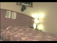 Turist chick hidden webcam at hotel backsides