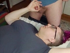 Amateur, Belle grosse femme bgf, Tir de sperme, Faciale, Lunettes, Branlette thaïlandaise, Fait maison, Masturbation