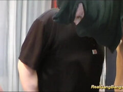 Cute Teens First Bukkake Gangbang - 720p