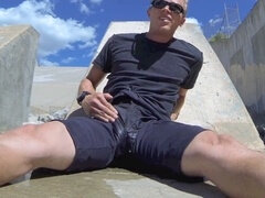 Sperma shot, Utomhus