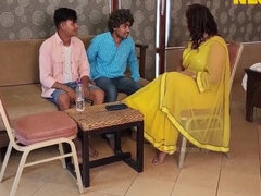 Hot Mature Kajal Aunty Gets Fucked By Two Young Boys