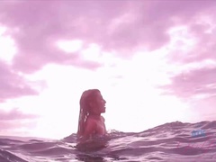 Amatorka, Bikini, Blondynka, Na wolnym powietrzu, Publiczny, Cipka, Ogolona, Cycki