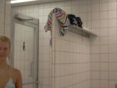 Leie, Blondine, Blasen, Deutsch, Pool, Vintage