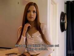 捕まる, 浮気者, 爸, バック, Hd, オマンコ, 赤毛, ティーン