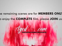 AGEDLOVE Blonde Step mom Diana Douglas Sucking Dick Of Martin Spell And Ride It Well