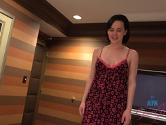 Amatør, Brunette, Kjæreste, Onani, Synsvinkel, Fitte, Vibrator, Kikker