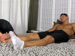 Britannique, Pieds, Homosexuelle, Massage, Chaussettes