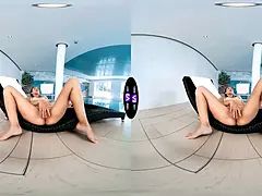 흑갈색 머리, Hd, 수음, 혼자, 젖가슴