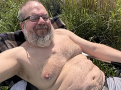 First Fishing, Then Dildo on the Balcony