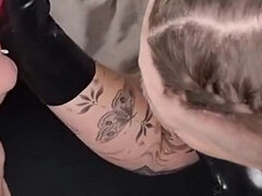 Dominacja, Femdom, Lateks, Mistress, Niewolnik, Strapon