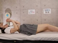 Amateur, Asiatique, Collège université, Japonaise, Masturbation, Solo, Jarretelles, Nénés