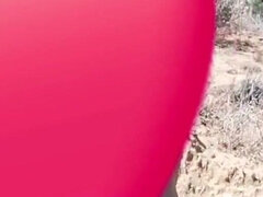 I Love Walking Naked on the Beach, Masturbating and Cumming a Lot... Hope You Like to Watch Me Cum Outdoor... Watch Full 8 Minut